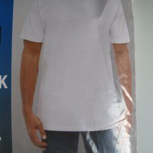 Kirkland Signature Men 3-pack White Heavyweight Cotton Crew Neck T-Shirt M (1615